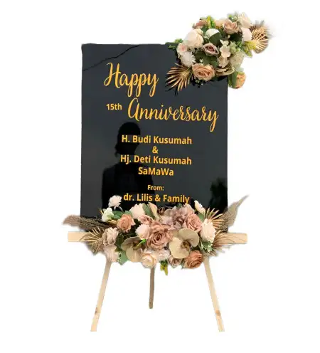 Papan Bunga Akrilik Karang Anyar Pantai