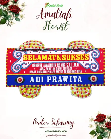 Papan Bunga Ucapan Selamat Karang Anyar Pantai